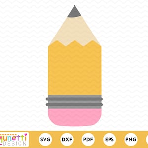 Stubby pencil svg, arquivo de corte de volta às aulas, clipart de professor, silhueta ou cricut