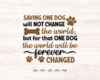 Dog Rescue SVG, Dog Lover Cut File, Animal Adoption Design