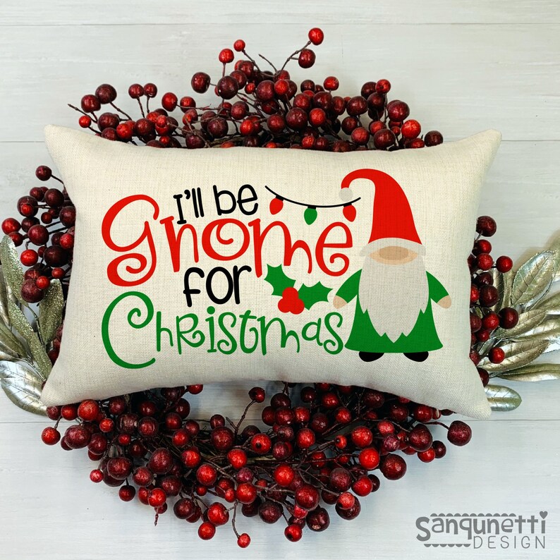 Download I'll be Gnome for Christmas svg winter cutting file for | Etsy