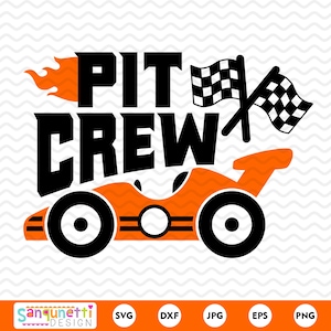 Pit Crew Racing verjaardag SVG ontwerp, mama en papa race SVG ontwerp