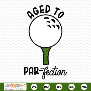 Divertente compleanno di golf SVG, design Cricut per amanti del golf, compleanno maschile SVG