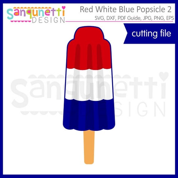 Download Popsicle SVG 2 4th of July SVG Summer SVG Dxf Cutting | Etsy
