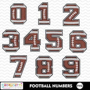 Football Numbers , Football Sublimation