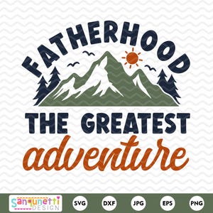 Vaderschap avontuur SVG | Mountain Dad Life, png PNGEgg | Knipbestand voor Vaderdag