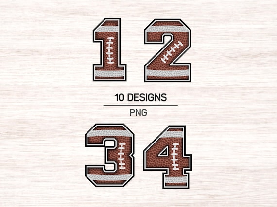Football Numbers , Football Sublimation