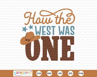 First Rodeo SVG: Cowboy 1st Birthday Design (Digital Download)