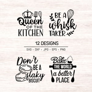 Baking SVG Bundle | Funny Kitchen Quotes