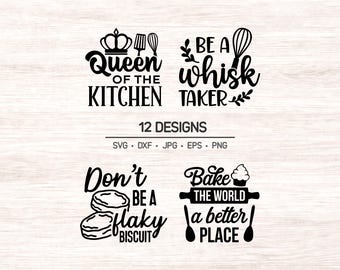 Baking SVG Bundle | Funny Kitchen Quotes