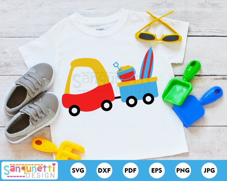 Cozy Coupe SVG Summer Wagon Svg Beach and Summer Cutting - Etsy Canada