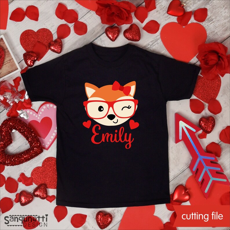 Download Foxy fox Valentine svg love cutting file for silhouette or | Etsy