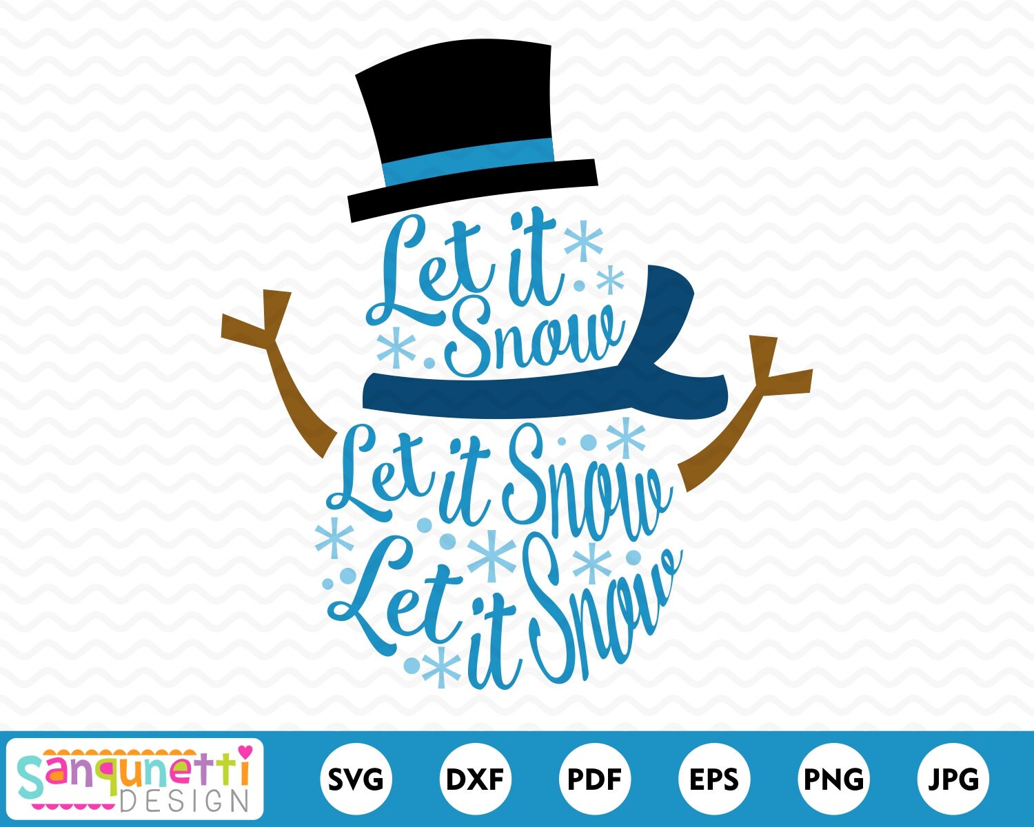 Free Free 279 Let It Snow Svg Snowman SVG PNG EPS DXF File