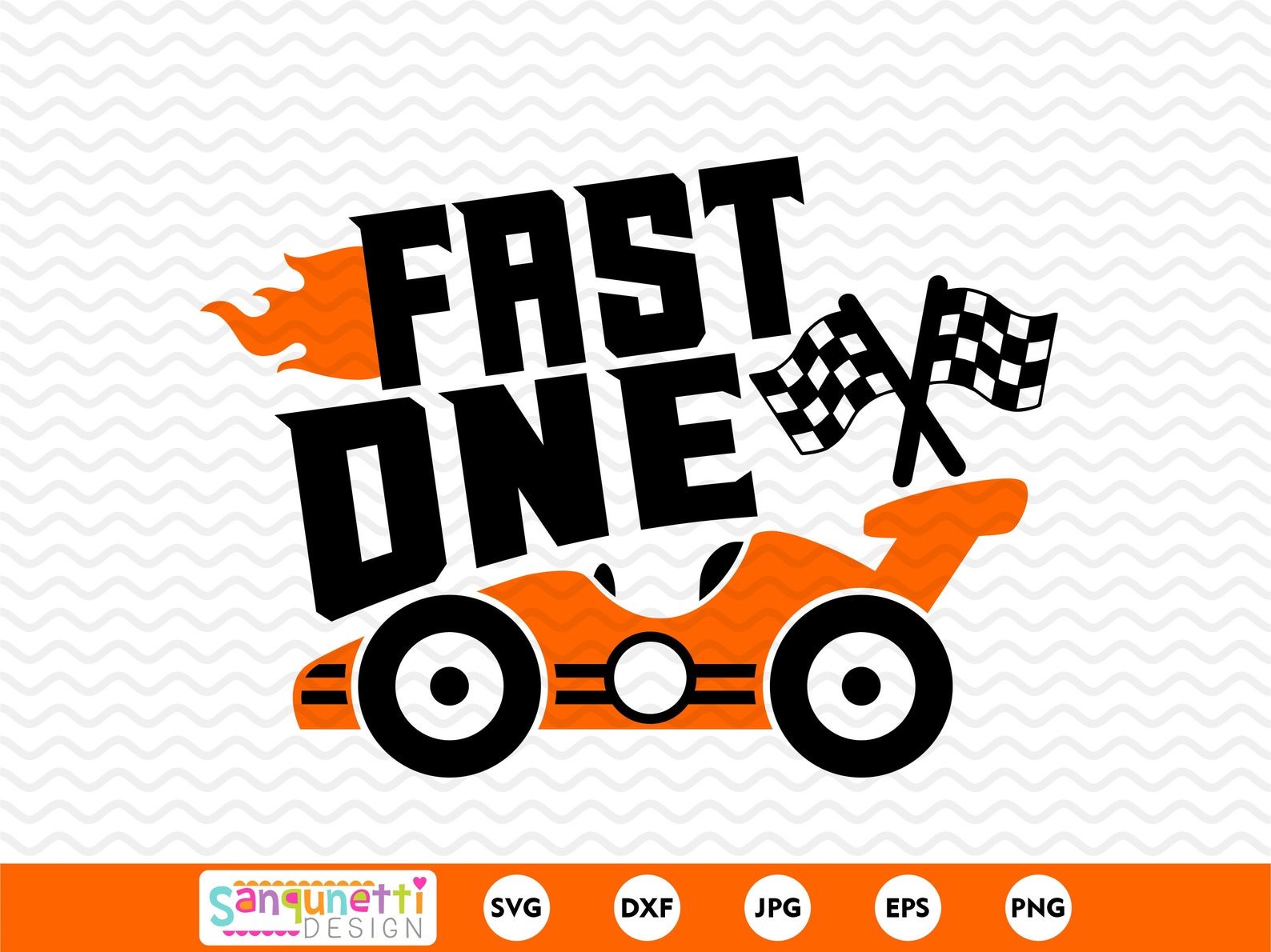 Fast 1 Racing Fast One Racing 1st Birthday SVG PNG Design - Etsy