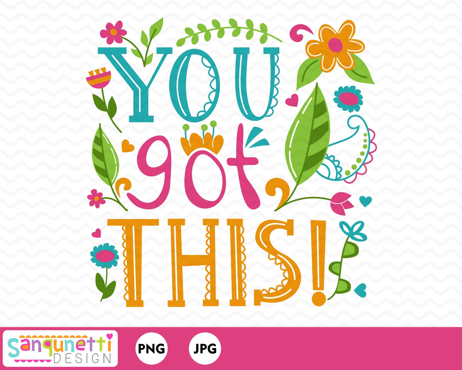 You Got This Clipart Motivational Clipart, Inspirational Digital Art -   Canada