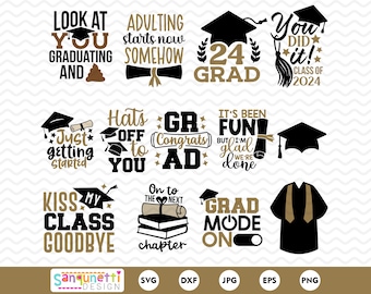 Digital Designs for the High School Graduate - SVG Bundle