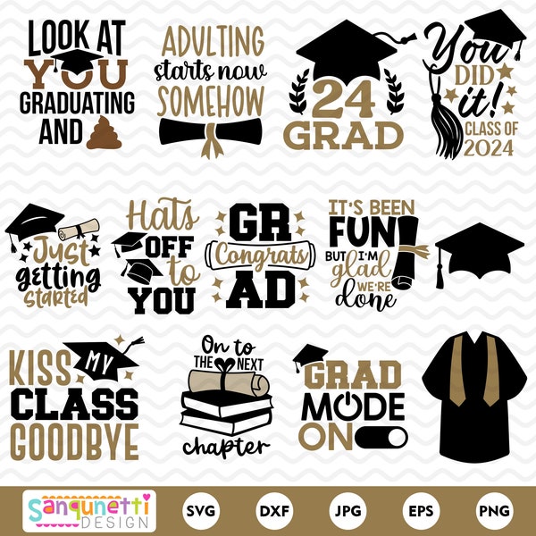 Digital Designs for the High School Graduate - SVG Bundle