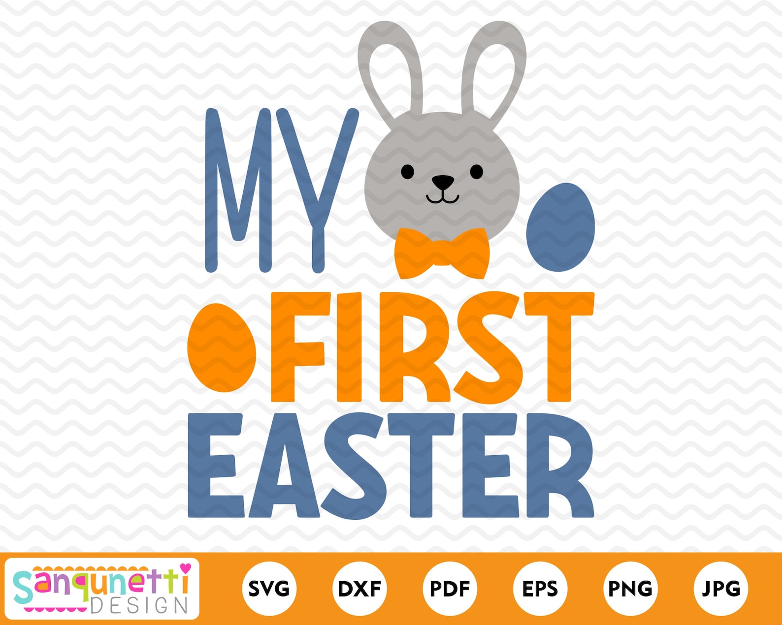 My First Easter SVG Boys SVG bunny rabbit cut file baby Etsy