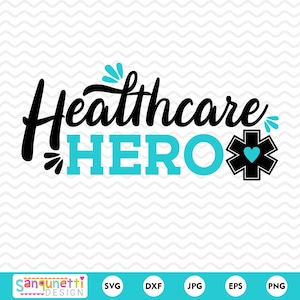 Etikette, Krankenschwester, geschnitten Datei, Silhouette und Cricut