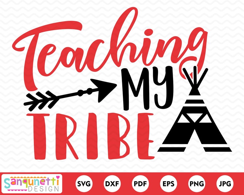 Download Teaching my tribe SVG school teacher cutting files for | Etsy