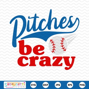Stellplätze be crazy Baseball svg, Sport Plotterdatei, Baseball für Silhouette und Cricut