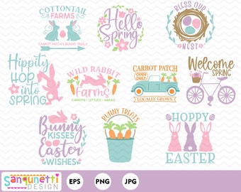 Easter and Spring clipart | Easter quote printables