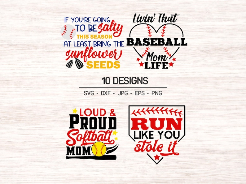Baseball and Softball clipart , spring sports clipart digital art, instant download