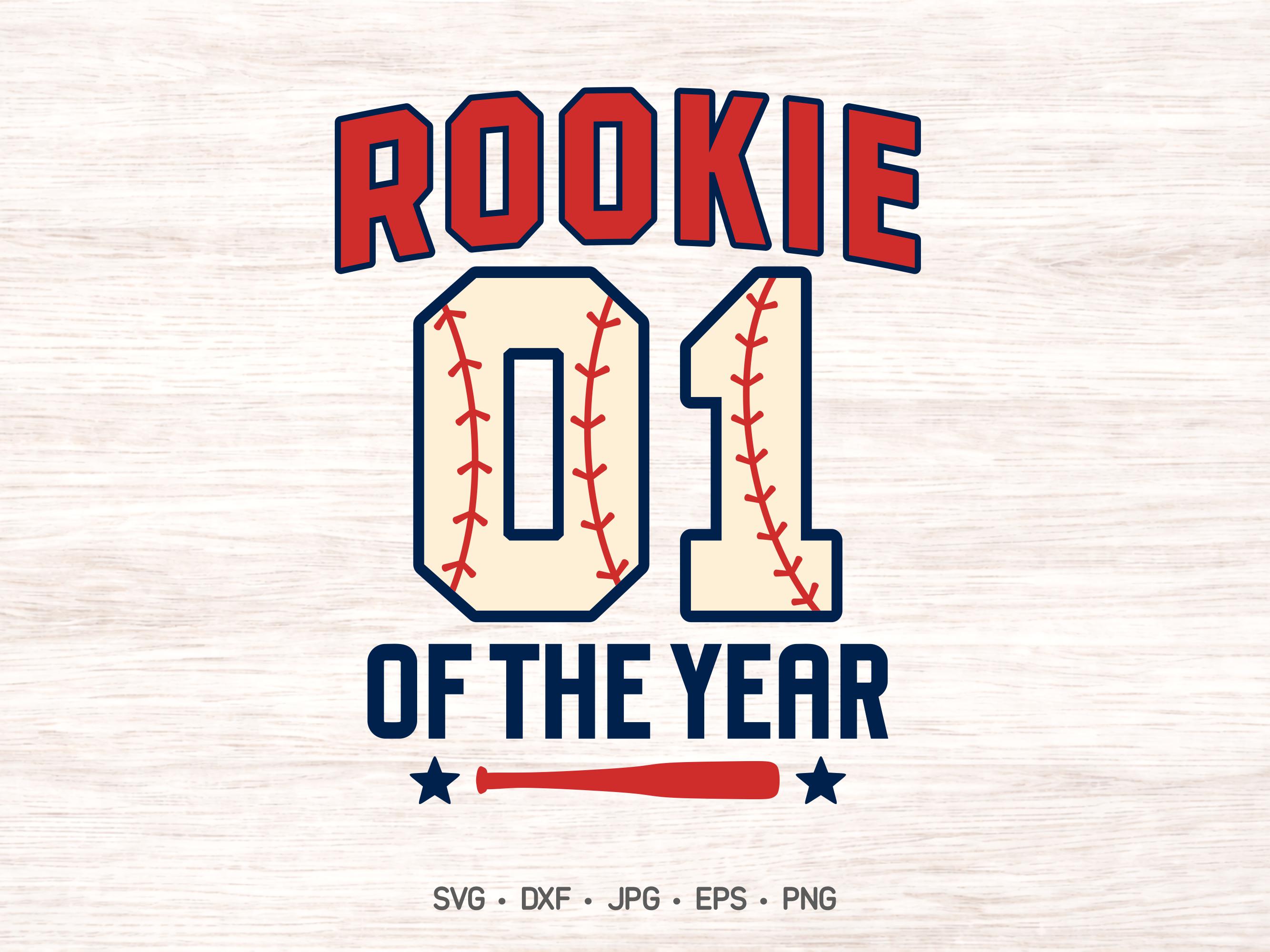 Rookie of the Year Baseball SVG for a First Birthday - Etsy
