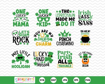 St. Patrick's Day SVG Clipart Bundle: Happy Irish Designs
