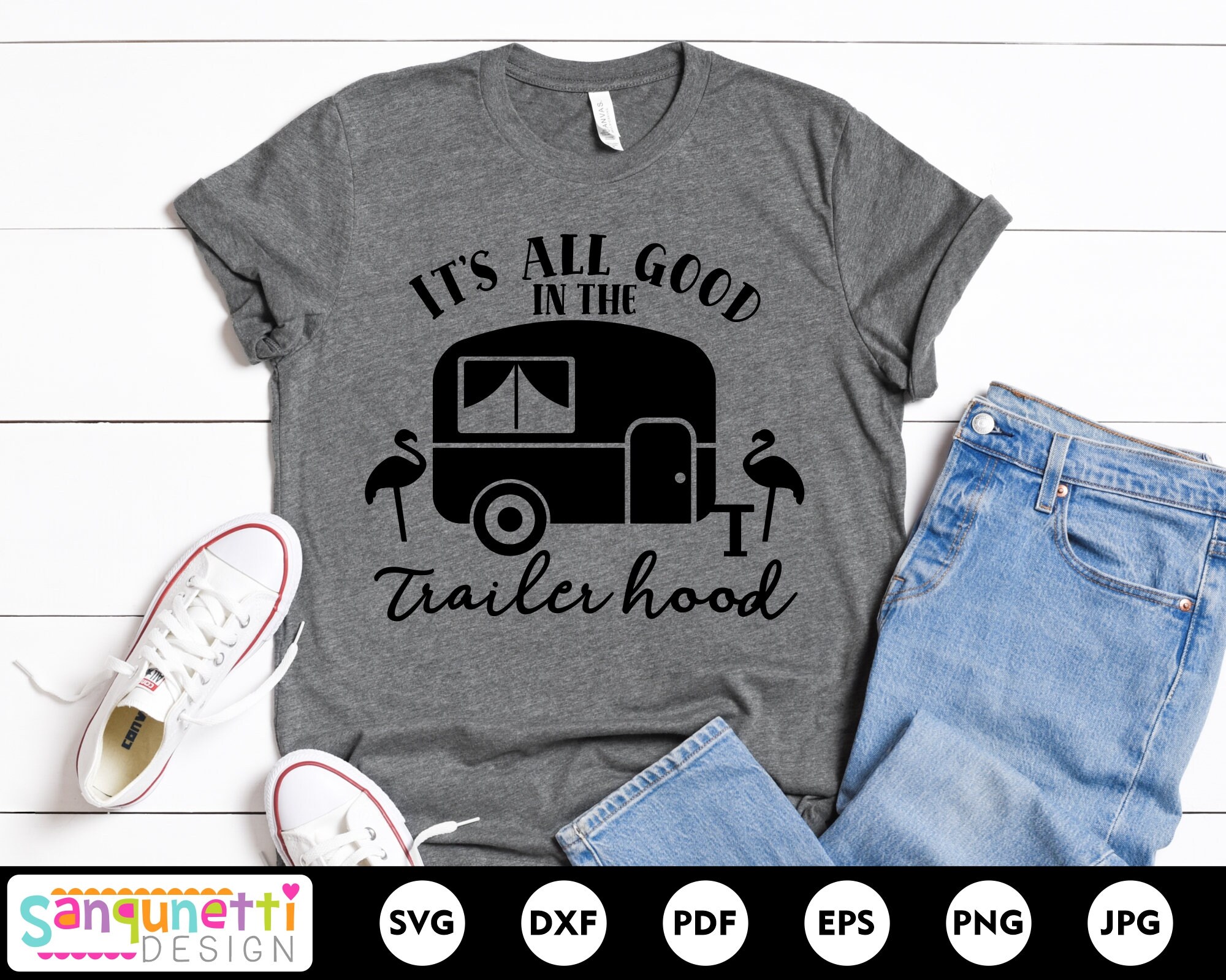 All Good in the Trailer Hood SVG Camping Svg Nature and | Etsy