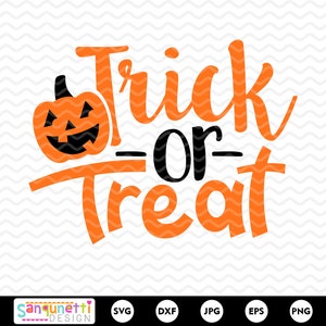 trick or treat SVG and PNG design