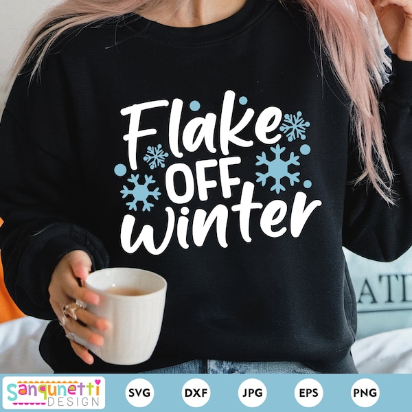 Funny Winter SVG design |Anti-Winter SVG