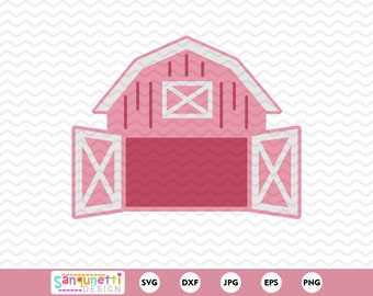 Barn SVG, Farm SVG, Birthday Party Barn