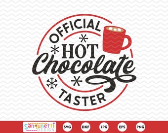 Hot Chocolate Taster SVG: Winter Cocoa Design (Digital Download)