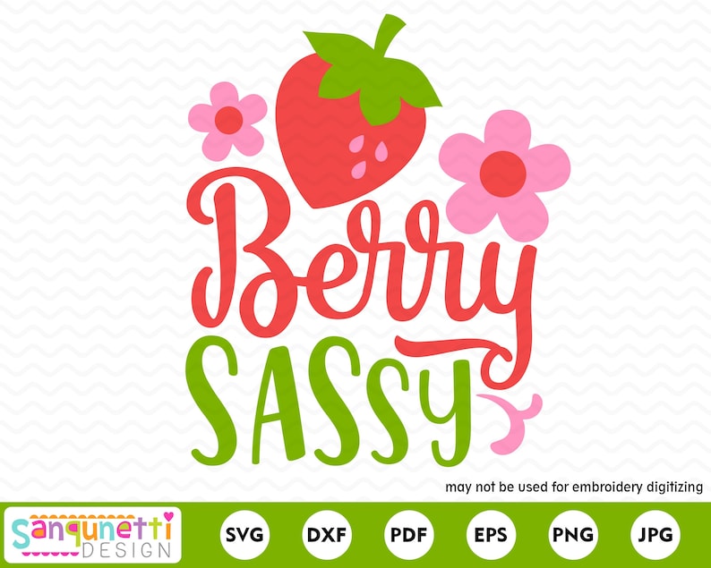 Download Berry Sassy Strawberry SVG berry and flowers cutting file ...