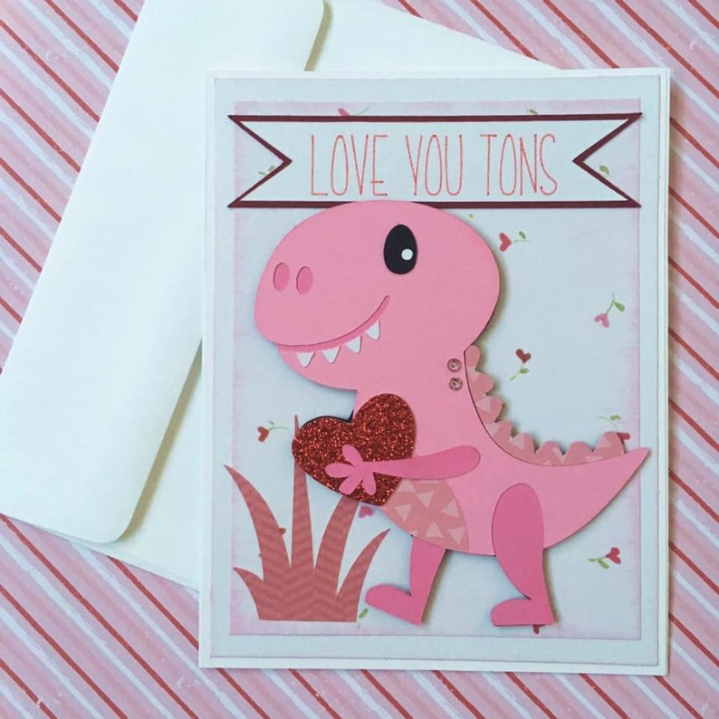 Download Dinosaur heart Valentine SVG dino cut file for silhouette ...