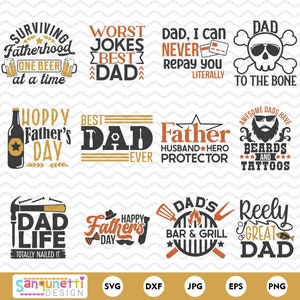 Father's Day SVG Bundle | Dad bundle| Father's Day clipart