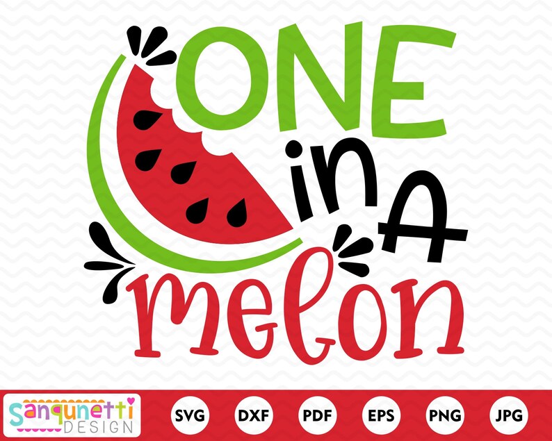 Download One in a melon watermelon SVG Summer SVG lettering Summer ...