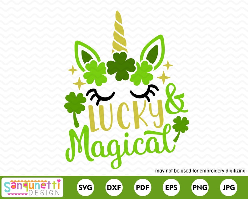 Download Lucky and magical unicorn St Patricks Day svg St. Paddys ...