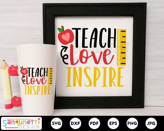 Free Free 50 Teach Love Inspire Svg Etsy SVG PNG EPS DXF File