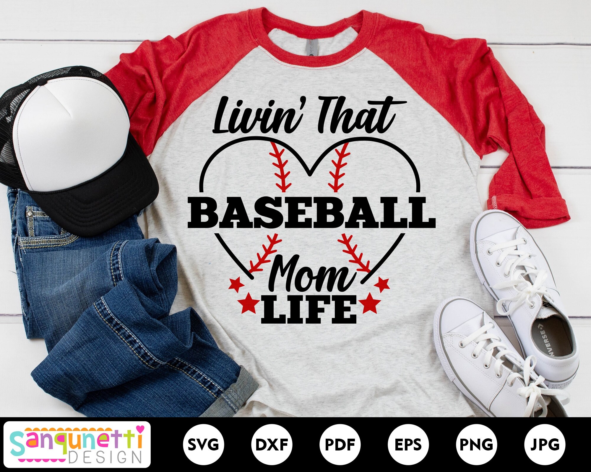 Livin That Baseball Mom Life Baseball Mom Shirt Design - Etsy