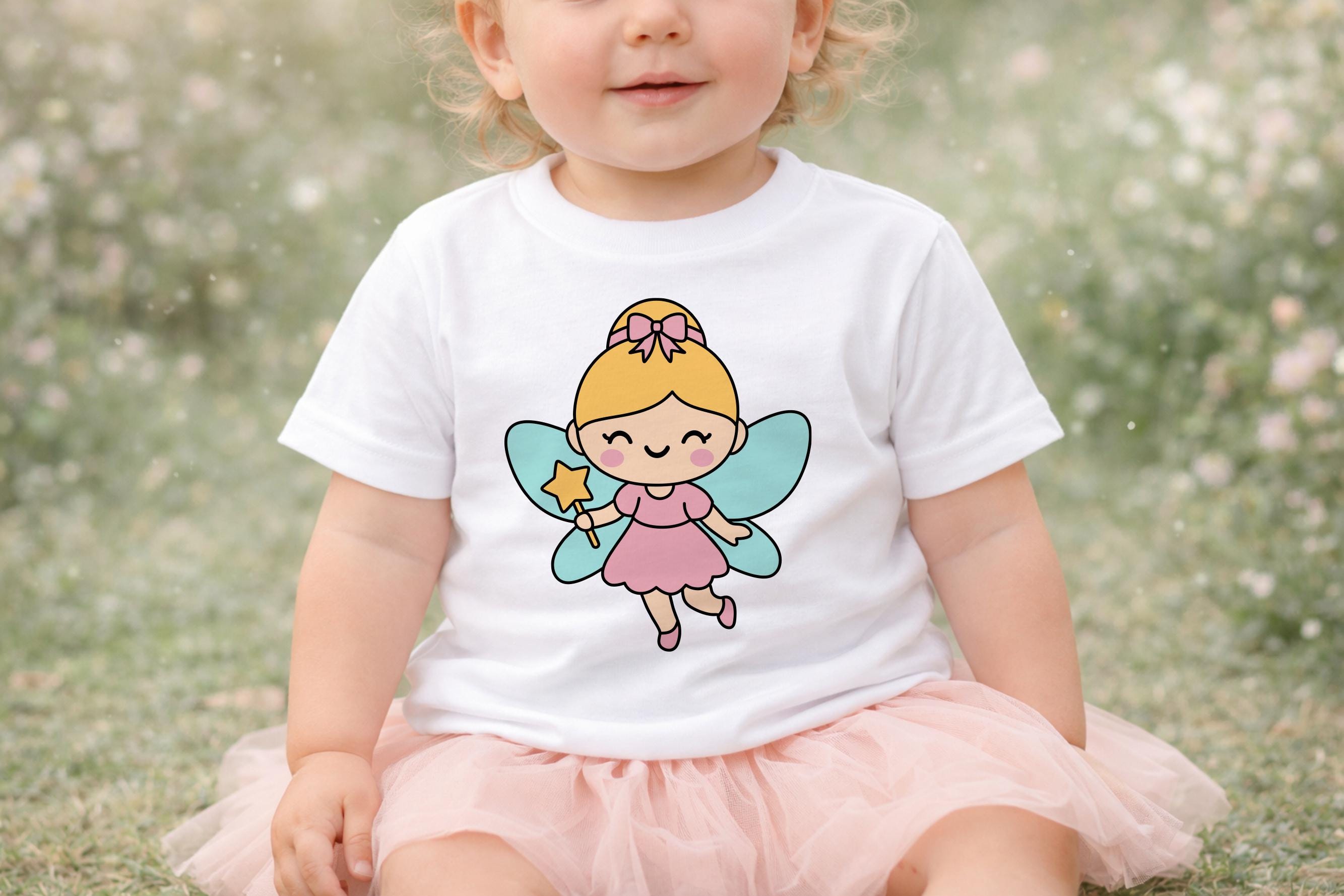 Cute Fairy SVG – Enchanted Fairy Girl Clipart - Etsy