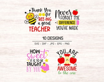 Teacher SVG Bundle | Teacher appreciation SVG