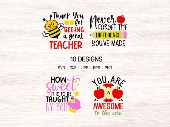 Teacher SVG Bundle | Teacher appreciation SVG