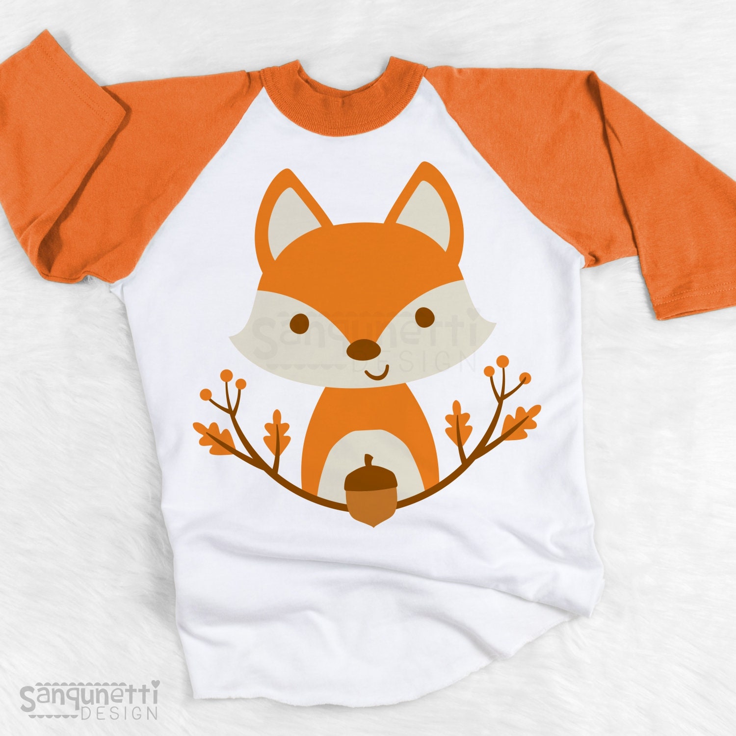 Fall Fox With Leaves SVG Leaves and Acorn Autumn Cutting - Etsy