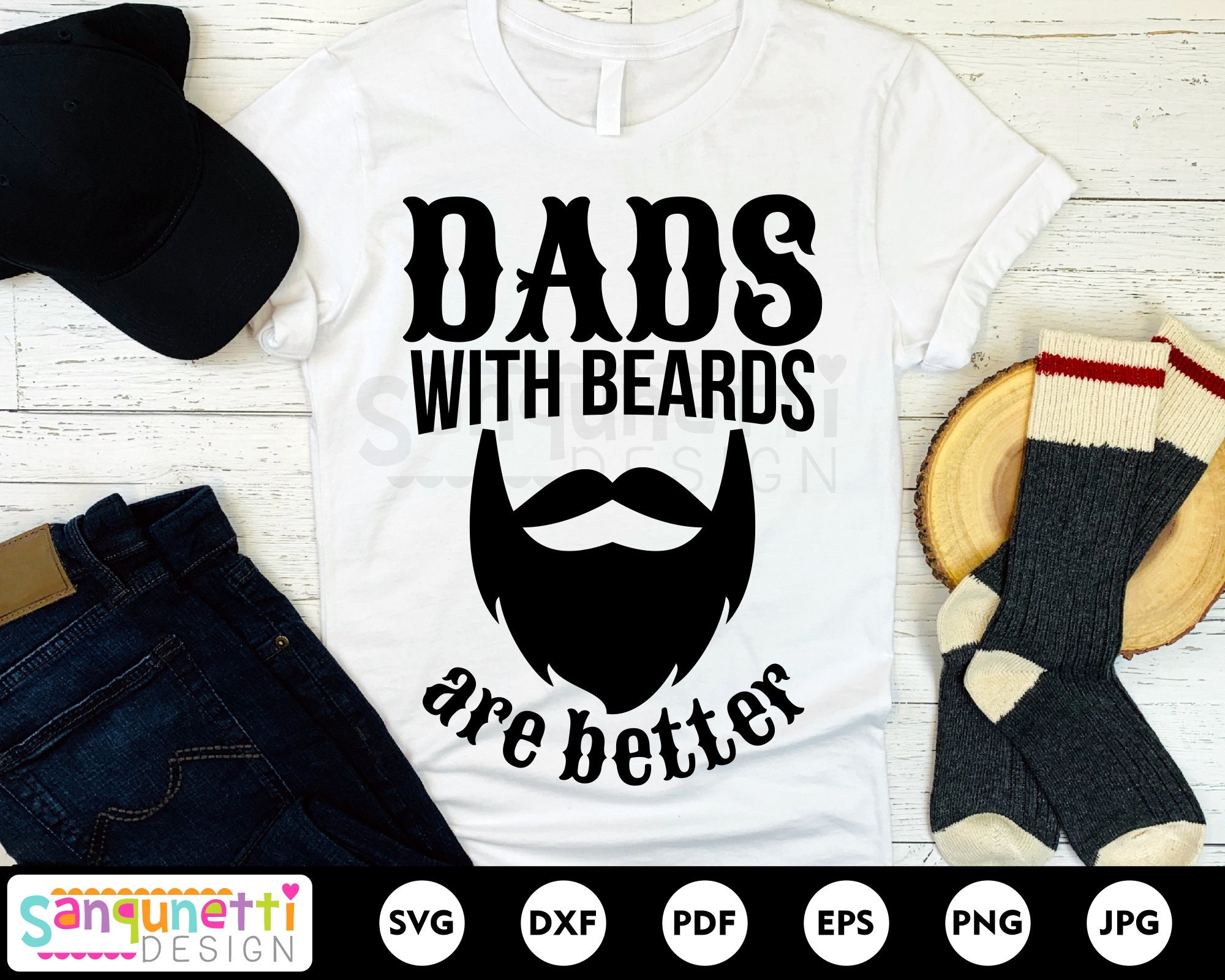 Download Dad S With Beards Are Better Svg Beard Svg Father S Day Dad Svg Silhouette And Cricut
