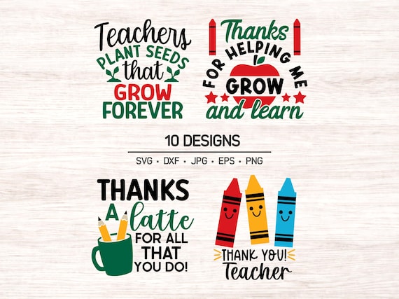 Teacher SVG Bundle, Teacher appreciation SVG, Teacher clipart