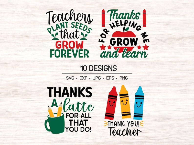Teacher SVG Bundle, Teacher appreciation SVG