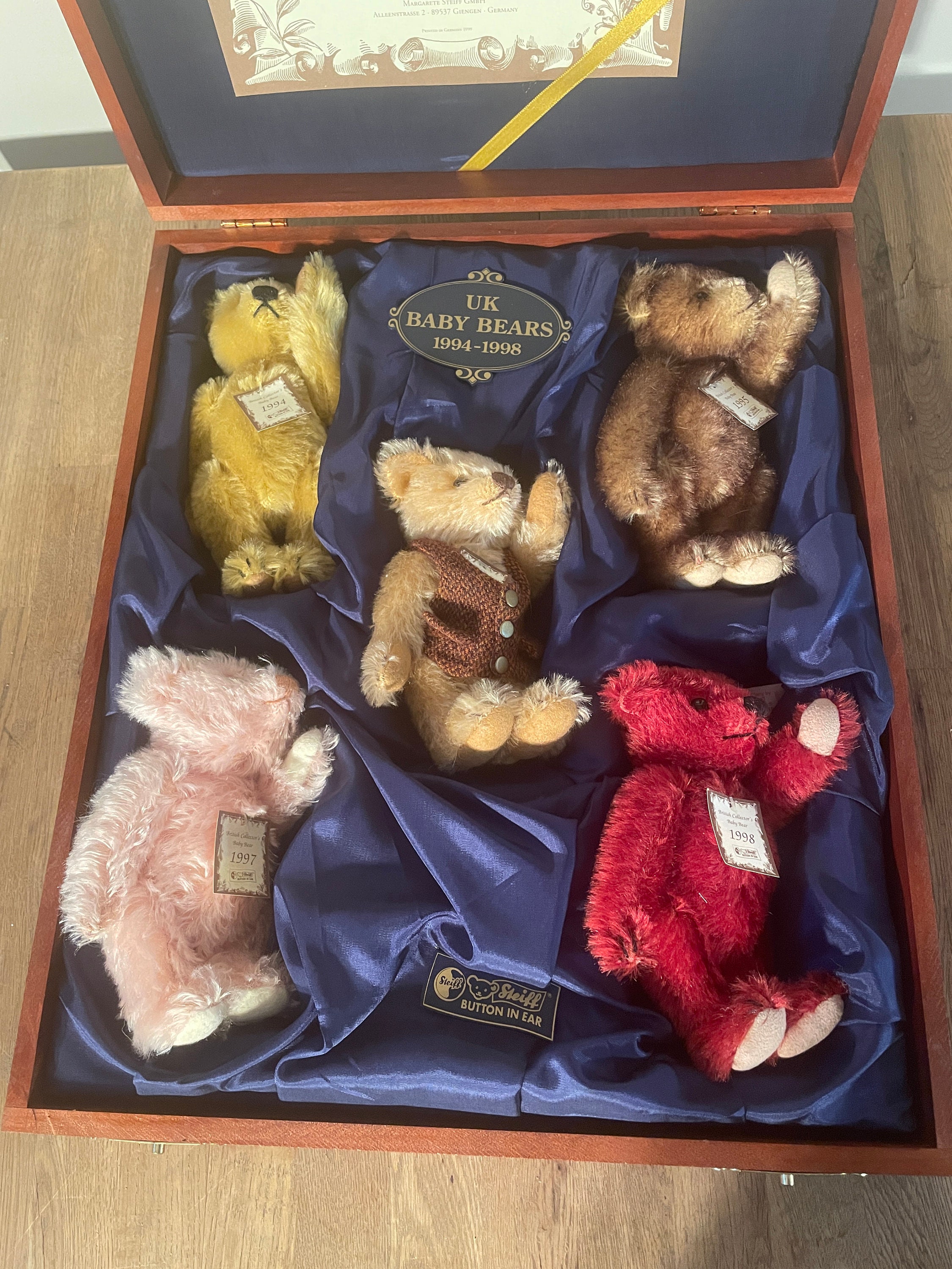 Steiff UK Baby Bears 1994-1998 - Etsy UK