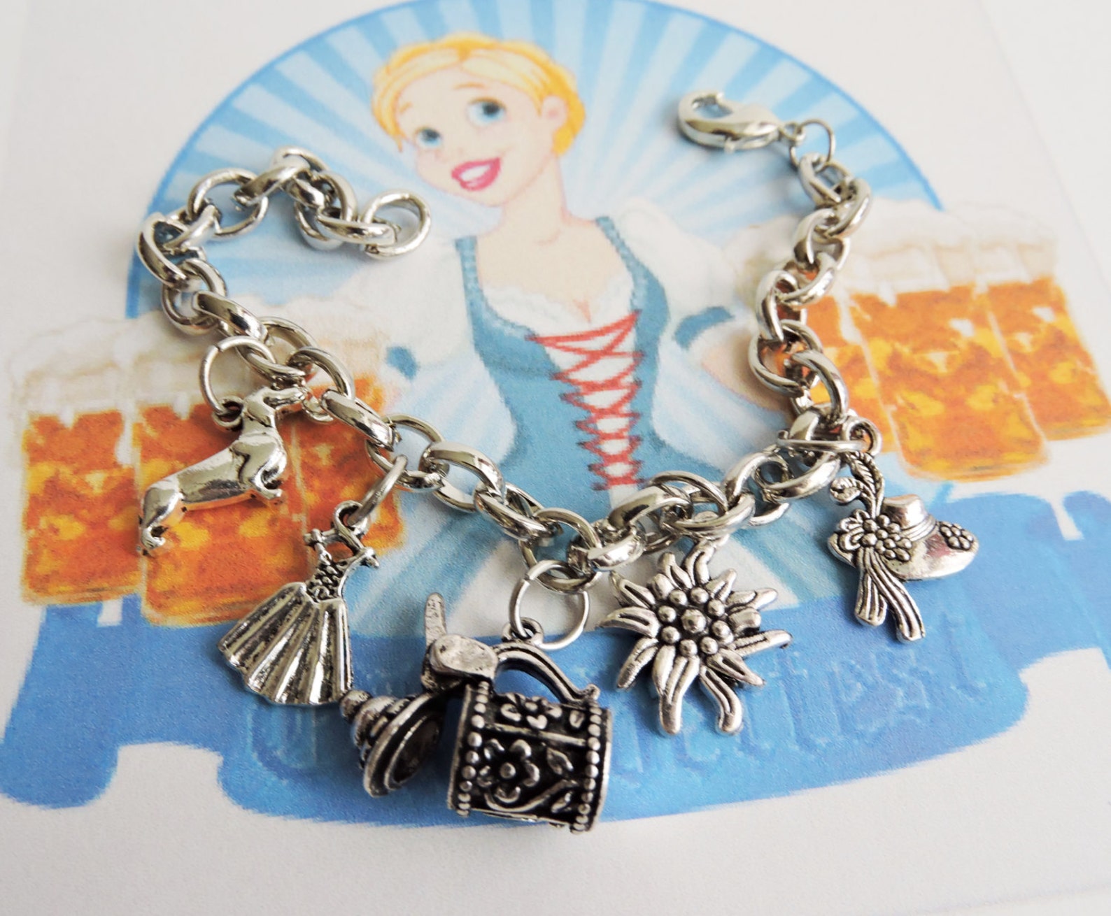 Dirndl Jewelry German Style Jewelry for German Fests or Everyday