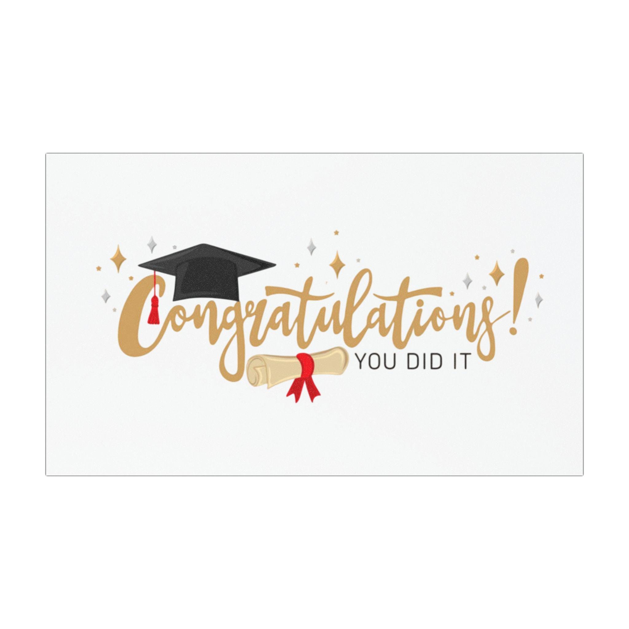 Graduation Car Magnet, Celebratory Congratulations Decor, Class of 2026 ...