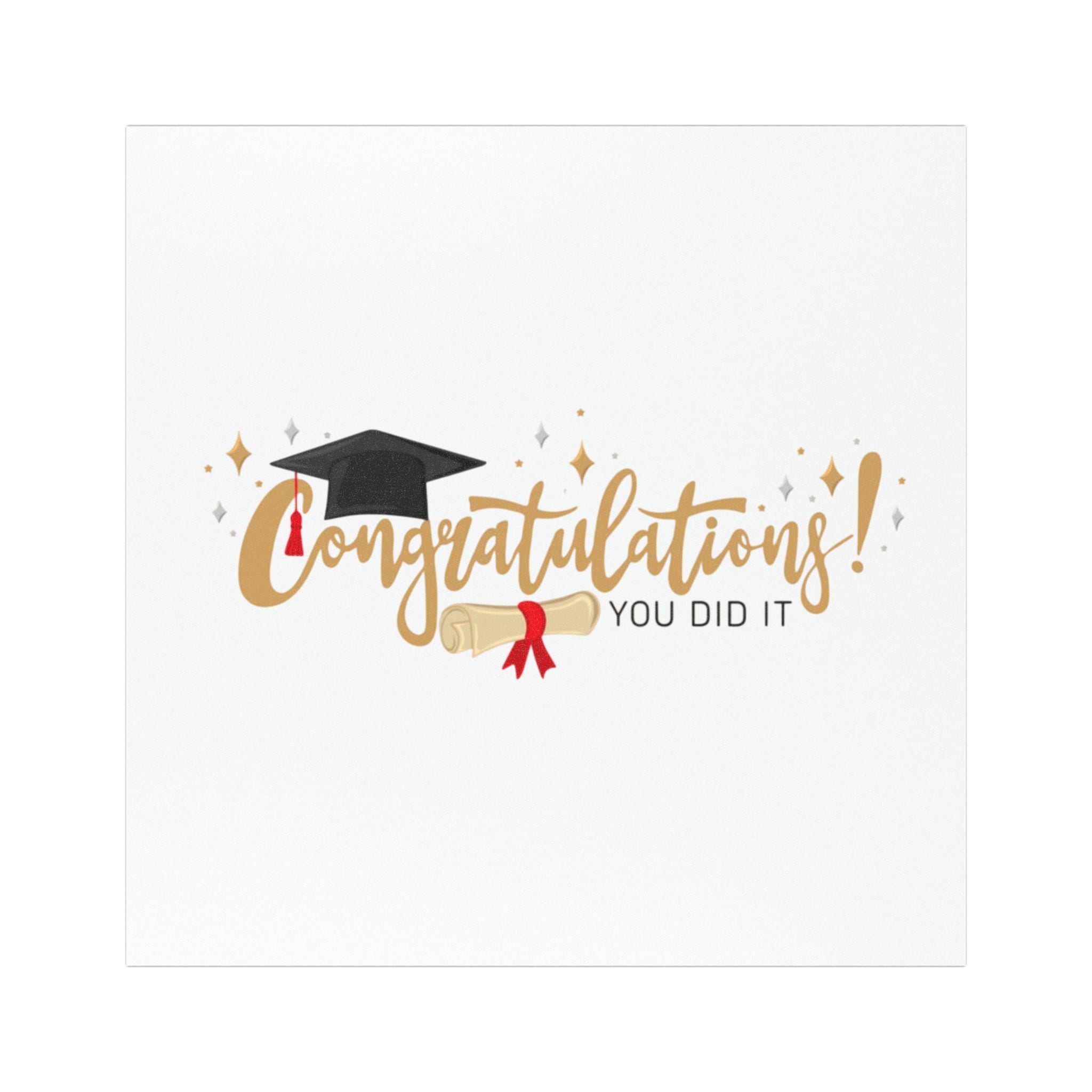 Graduation Car Magnet, Celebratory Congratulations Decor, Class of 2026 ...